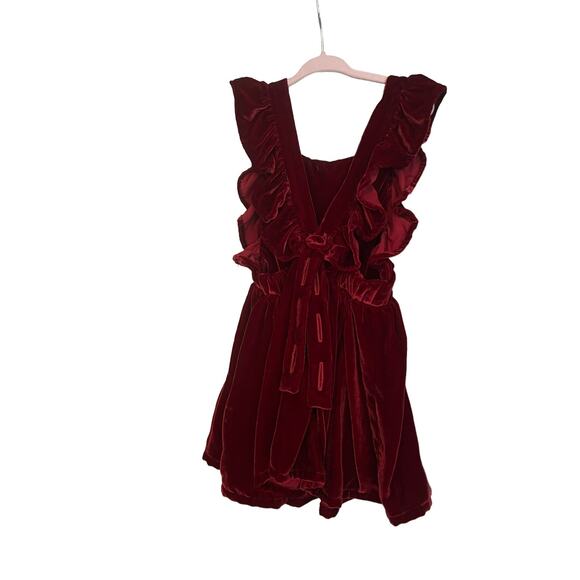 Holley And Sage Velvet Pinafore - Picture 2 of 2